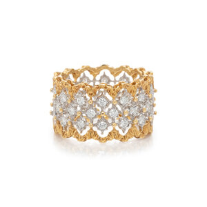 BUCCELLATI BICOLOR GOLD AND DIAMOND 3d09eb