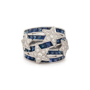 WHITE GOLD, DIAMOND AND SAPPHIRE RING
Channel