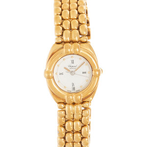 CHOPARD 18K YELLOW GOLD GSTAAD  3d0a29