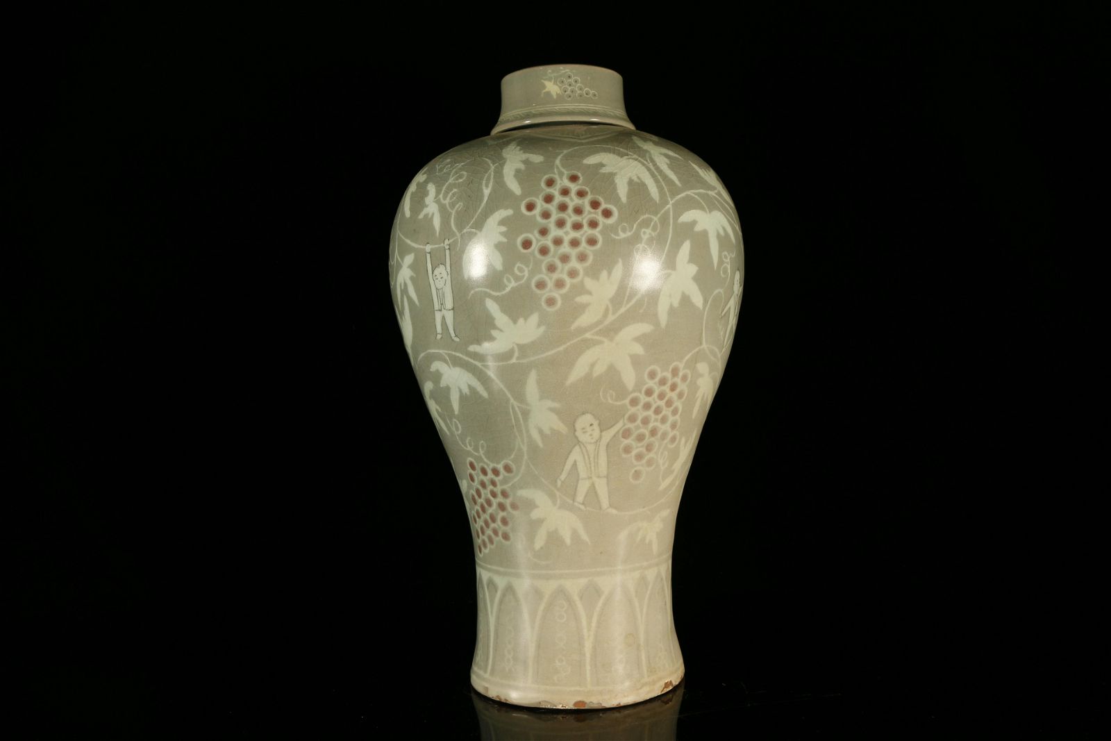 A RARE AND TOP KOREAN CELADON GLAZED 3d0cd7