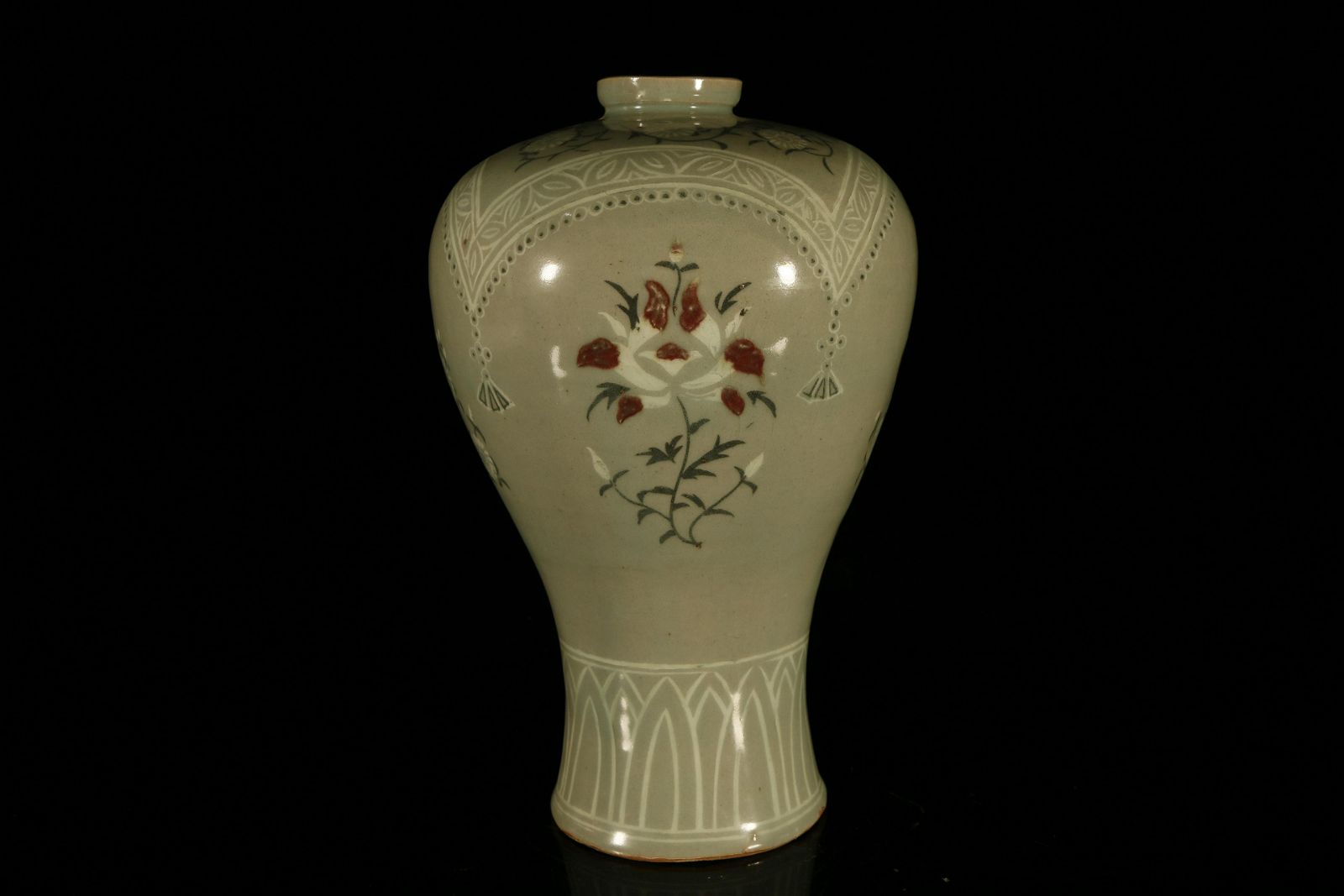 A FINE AND RARE KOREAN CELADON GLAZED 3d0d35