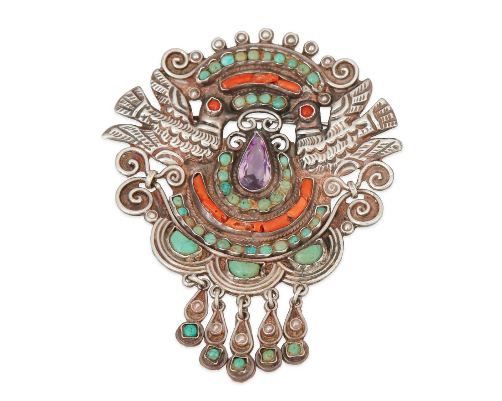 A MATL MEXICAN SILVER AND GEM SET 3d0e81