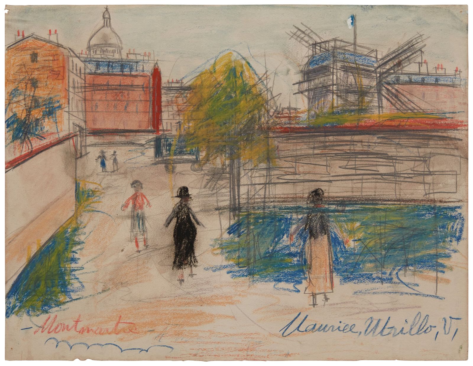 MAURICE UTRILLO 1883 1955 MONTMARTRE  3d0f50