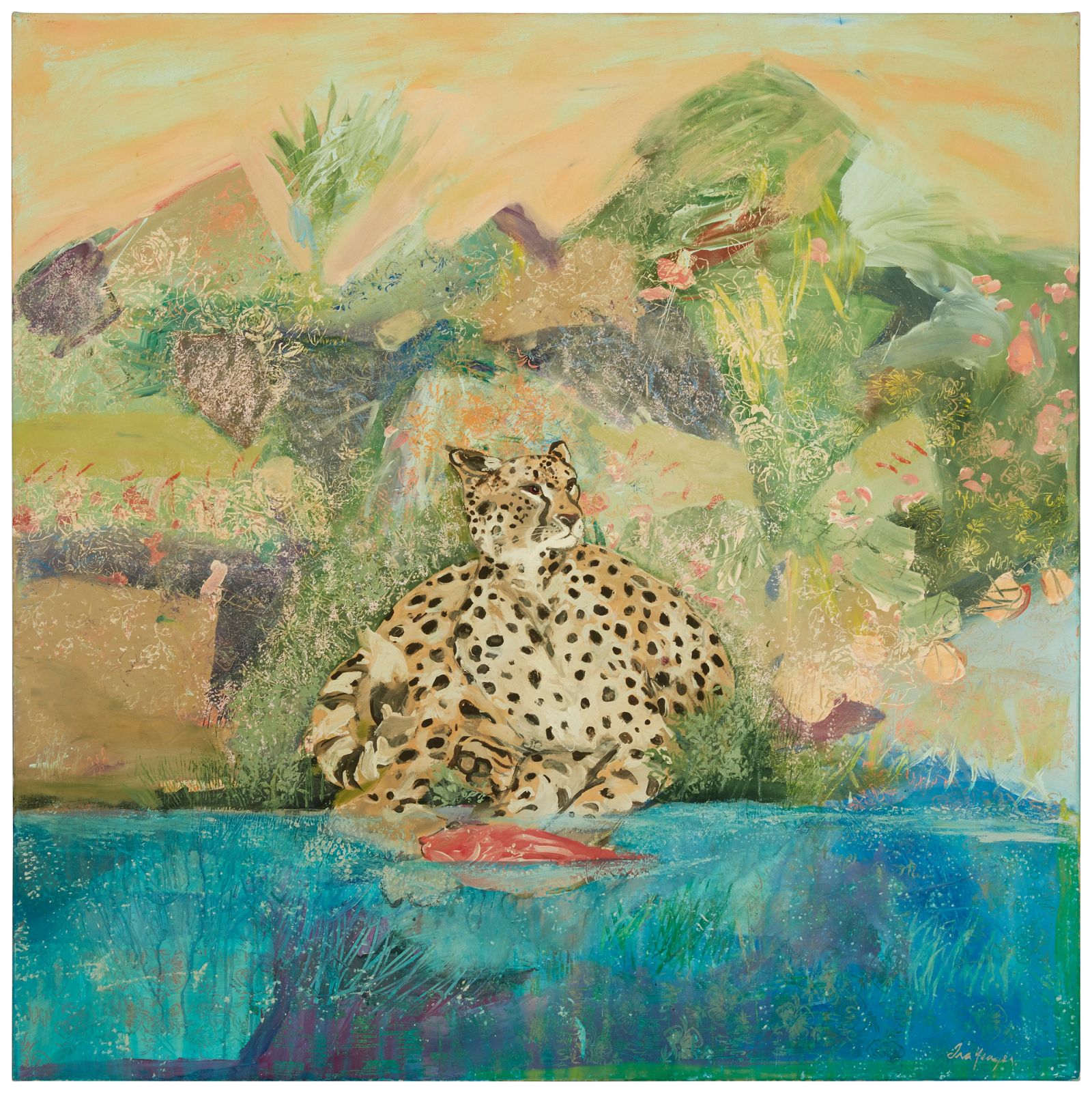 IRA YEAGER (1938-2022), LEOPARD