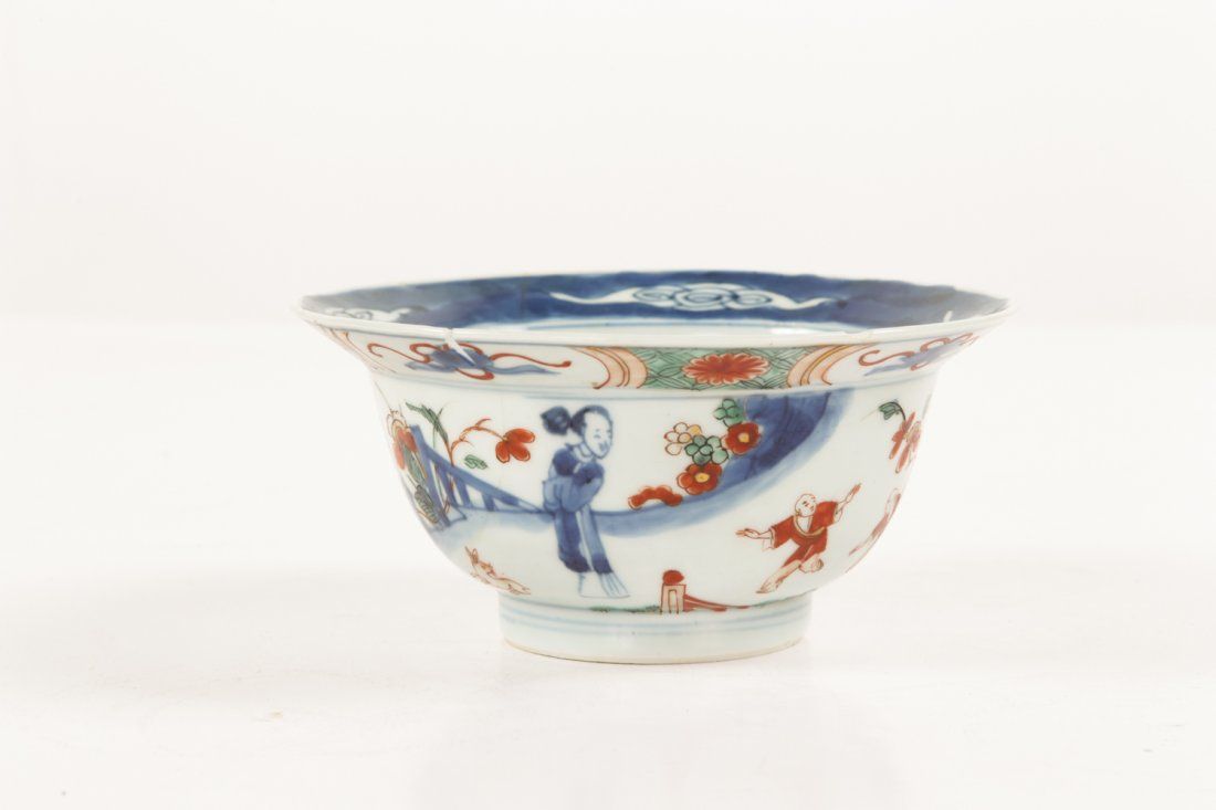 CHINESE PORCELAIN WUCAI BOWL KUNG 3d1051