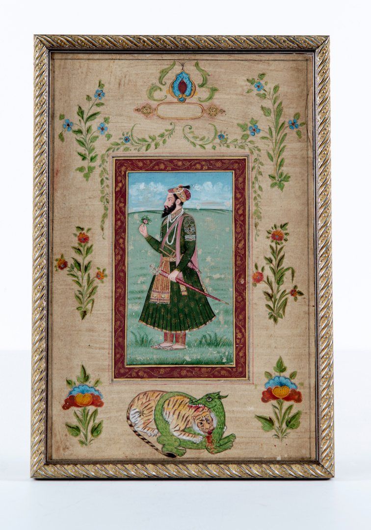 ANTIQUE ISLAMIC MINIATURE PAINTING 3d10d3