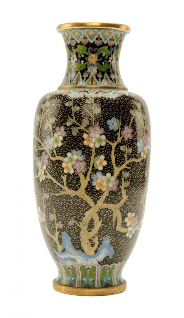 CHINESE CLOISONNE VASEChinese Cloisonne 3d11b8