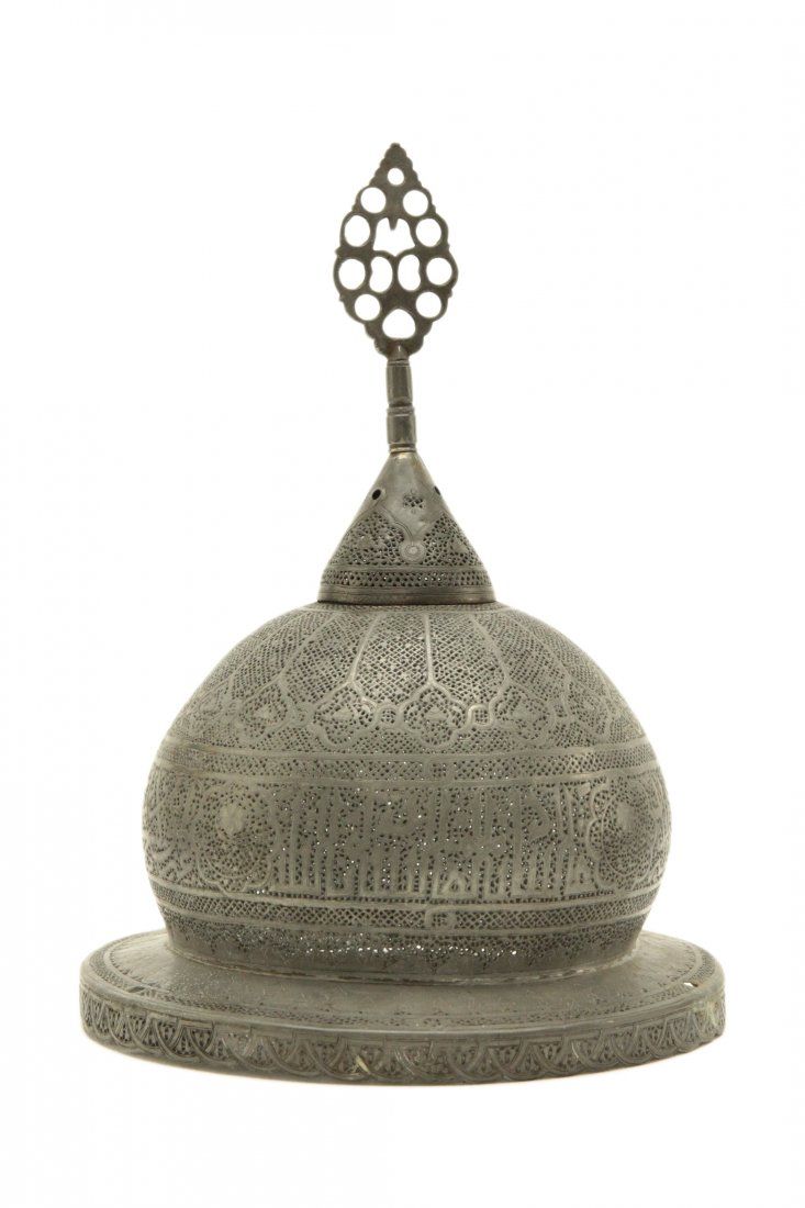 ISLAMIC TINT BRASS MOSQUE LAMP