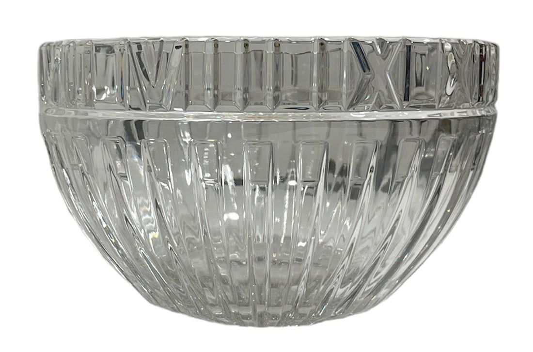 TIFFANY CO LARGE CRYSTAL BOWLTiffany 3d13ca