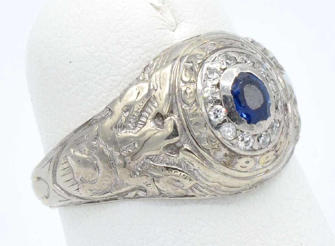 14K GOLD SAPPHIRE DIAMOND 1932 3d1470