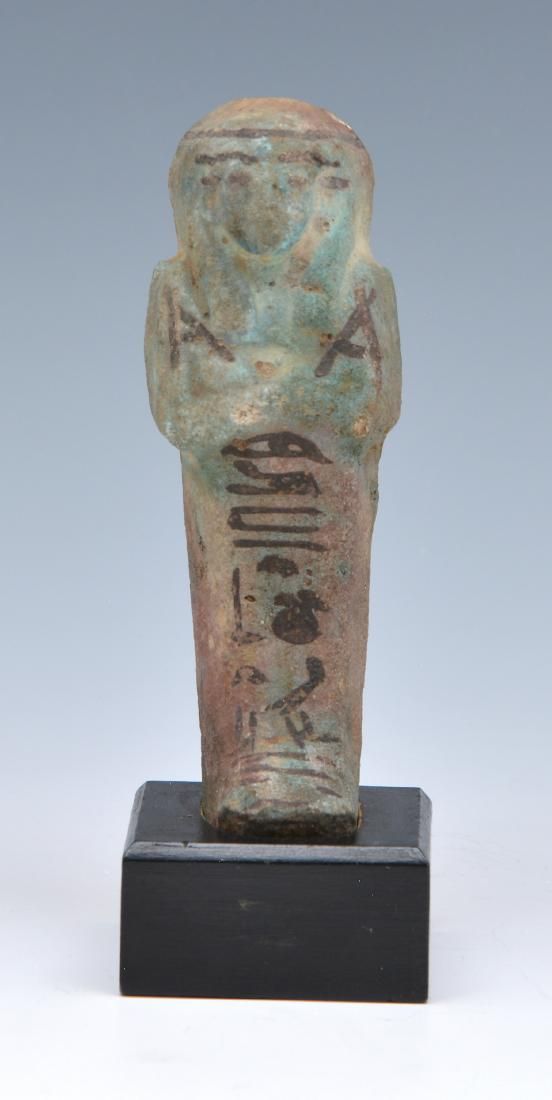 EGYPTIAN USHABTI BURIAL FIGUREEgyptian 3d14a9