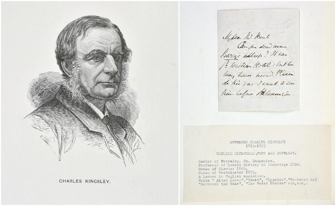 REV. CHARLES KINGSLEY HANDWRITTEN