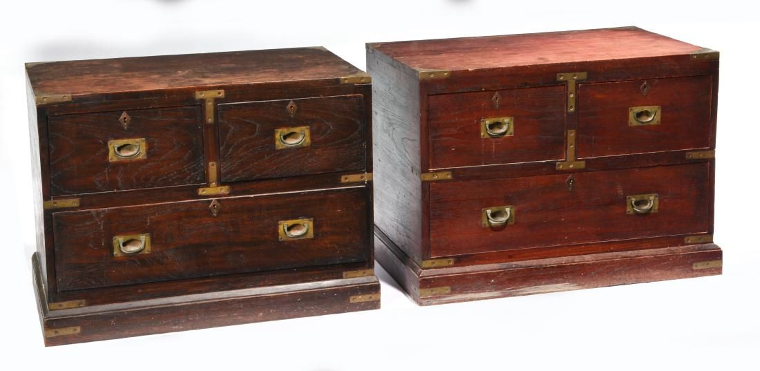 ANGLO INDIAN CAMPAIGN CHESTS 19TH 3d173a