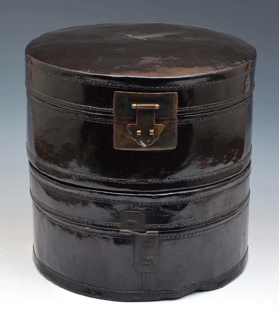 CHINESE HAT BOX 2 COMPARTMENT  3d17b4