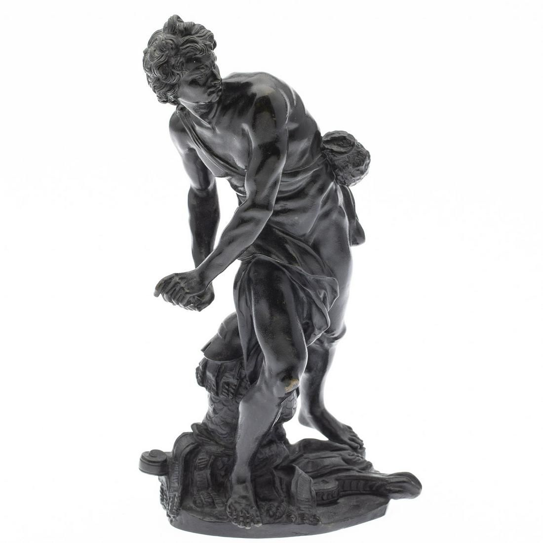 DISCUS THROWER, AFTER THE ANTIQUE,