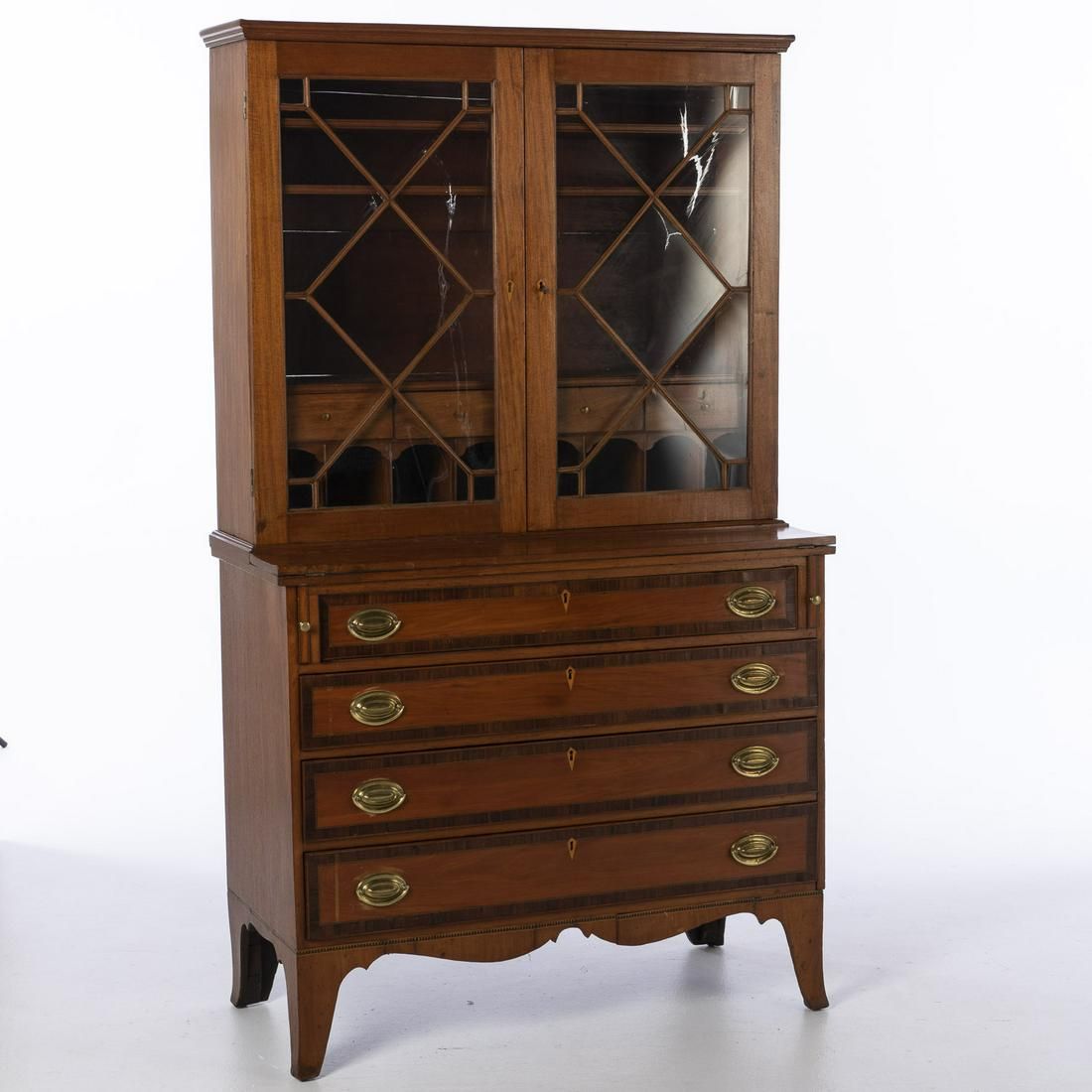 FEDERAL MAHOGANY INLAID SECRETARY,