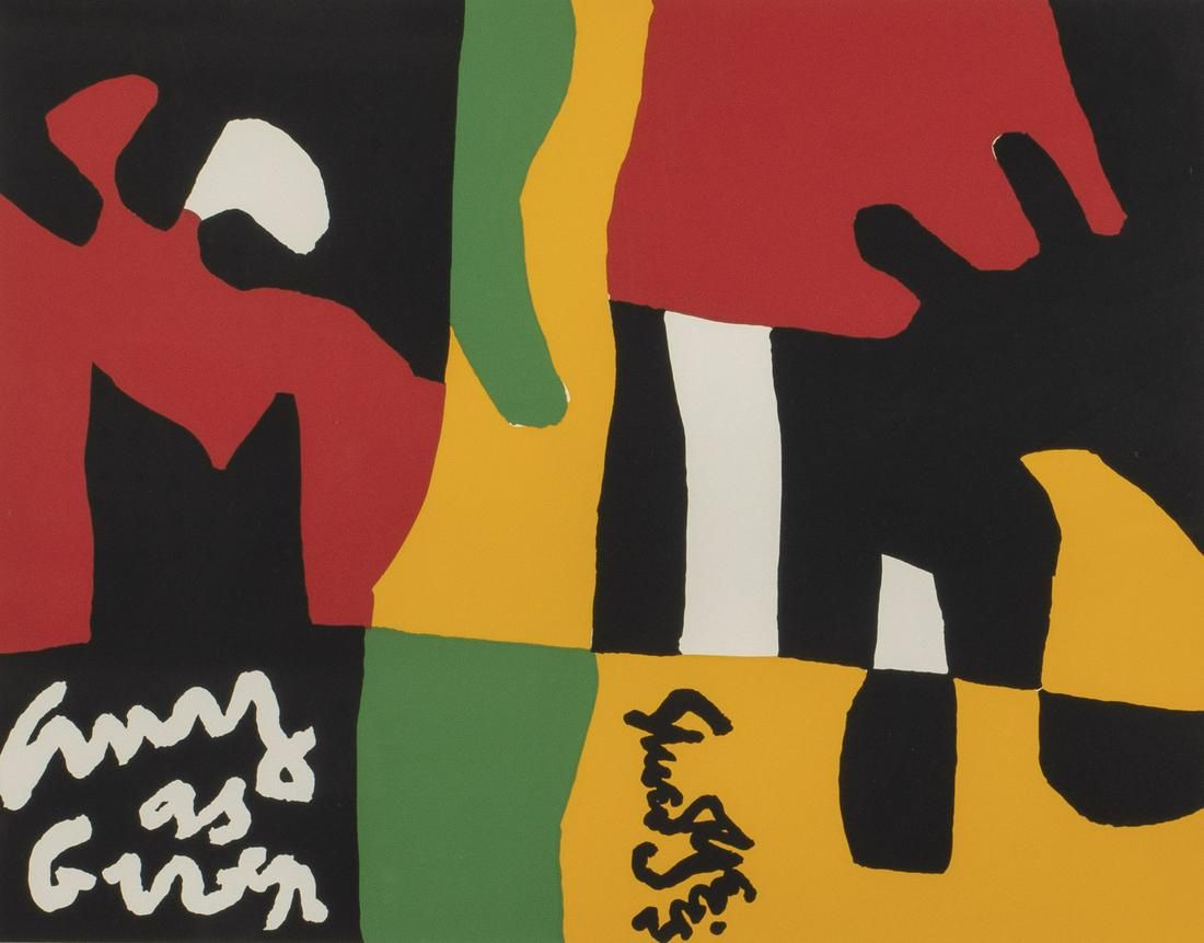 STUART DAVIS ANY AS GIVEN PRINT  3d33ea