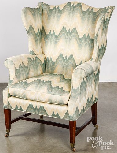 FEDERAL STYLE MAHOGANY WING CHAIRFederal 3d3529