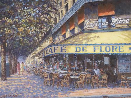 Willem Heytman Dutch, b. 1950 Cafe