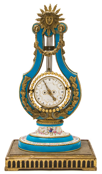 Sevres Style Gilt-Bronze Mounted