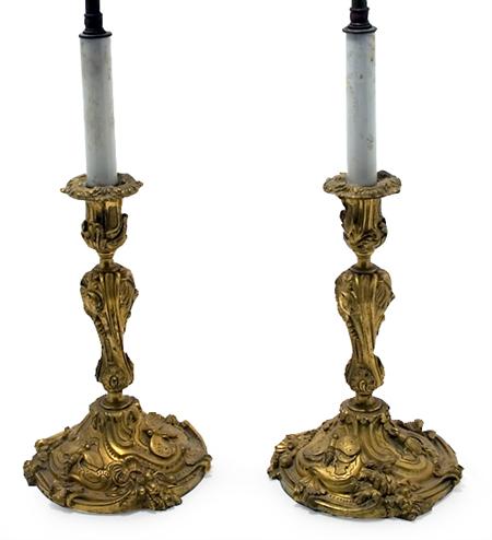 Pair of Louis XV Style Gilt Metal 67ec7