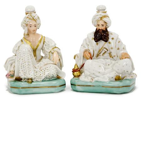 Pair of Jacob Petit Porcelain Figural 67f68