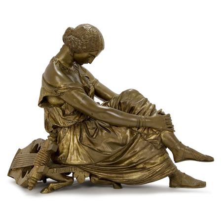 Gilt Bronze Figure of Sappho  67fa2