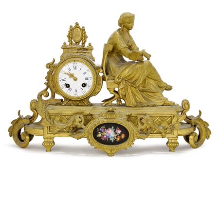 Napoleon III Gilt Metal Mantel 67fa5