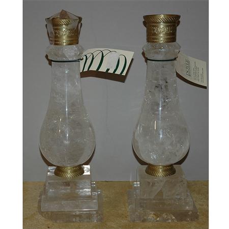 Pair of Gilt Metal Mounted Rock 67fb4