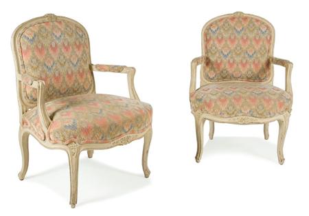 Pair of Louis XV Style Painted 67fb5