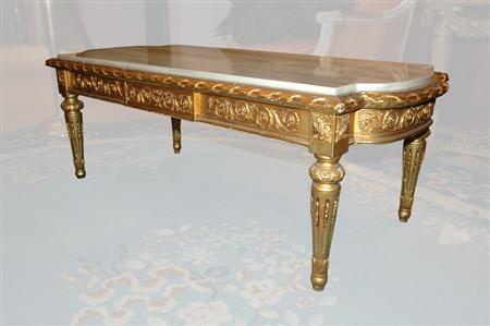 Louis XVI Style Gold Painted Low 67fb7