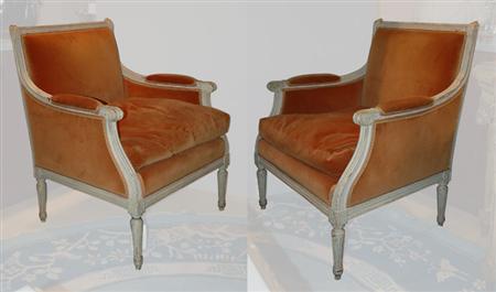 Pair of Louis XVI Style Painted 67fc4