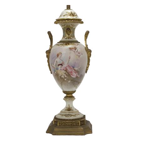 French Gilt Bronze Mounted Porcelain 67fc5