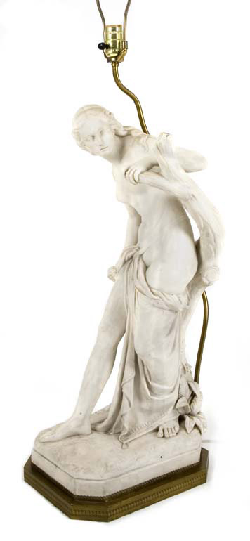 Bisque Porcelain Figure of a Classical 67fce