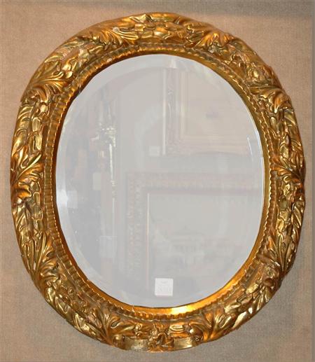 Baroque Style Gilt Wood Mirror  67fd1