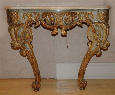 Louis XV Style Painted Console
	