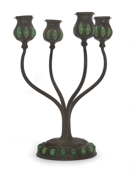 Tiffany Studios Reticulated Bronze and