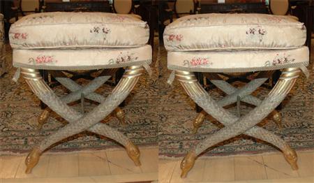 Pair of Neoclassical Painted and 681a1