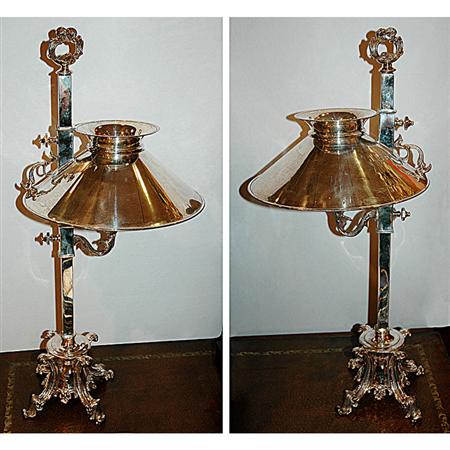 Pair of Silver Plated Boudoir Lamps Estimate nbsp 800 nbsp nbsp nbsp 1 200 681ba