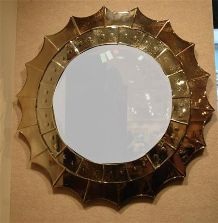 Mirror Framed Starburst Mirror
	Estimate:&nbsp;$800&nbsp;&nbsp;-&nbsp;$1,200