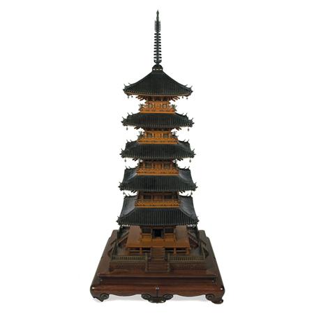 Japanese Model of a Pagoda at Nara  68290