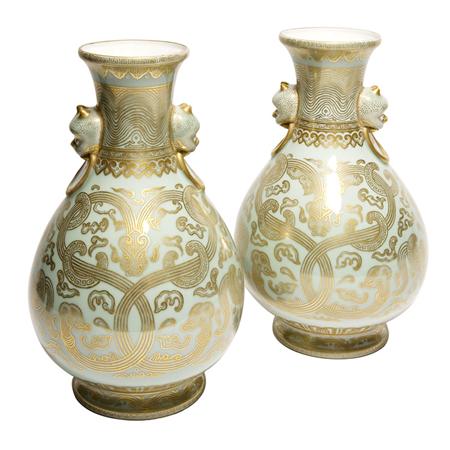 Pair of Chinese Glazed Porcelain 682b6