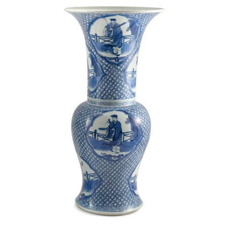 Chinese Blue and White Glazed Porcelain