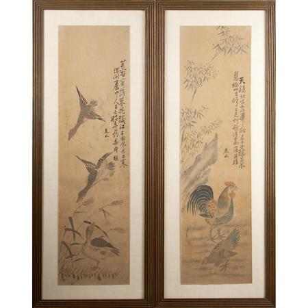Chinese School 19th Century Geese 682dc
