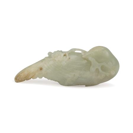 Chinese Celadon Jade Figure of