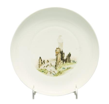 Chinese Enameled Porcelain Dish  68322