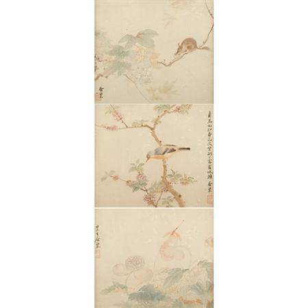 Ju Chao (1811-1865) Birds, flowers