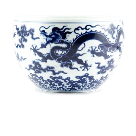 Chinese Blue and White Glazed Porcelain