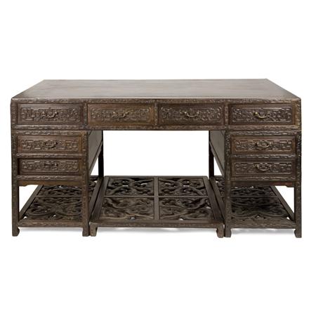 Chinese Hardwood Desk Estimate 2 000 3 000 68336