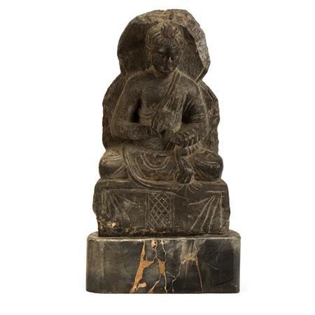 Ghandaran Gray Schist Figure of 6833a